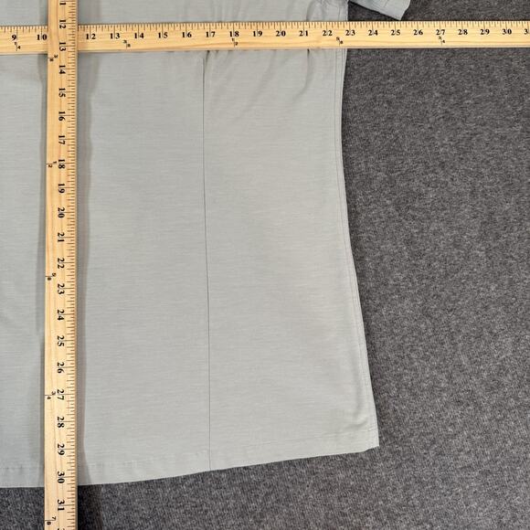 Vuori Shirt Mens Extra Large Gray Short Sleeve Button Down Stretch Performance - Picture 2 of 11